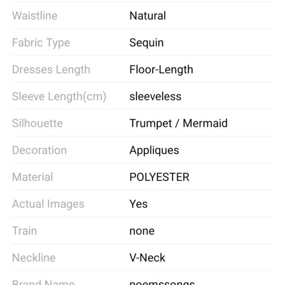 Pink, Sleeveless,  Backless,  V Neck, Beaded,  Contrast Sequined and Mes… - Picture 10 of 15